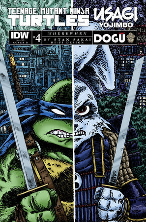 Teenage Mutant Ninja Turtles/ Usagi Yojimbo: Where When #4 CVR B (2023)