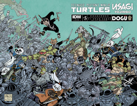 Teenage Mutant Ninja Turtles/ Usagi Yojimbo: Where When #5 CVR A (2023)