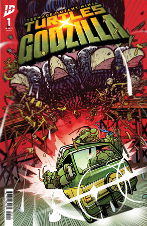 Teenage Mutant Ninja Turtes x Godzilla #1 Baldemar Rivas Variant (2025)