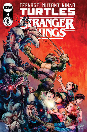 Teenage Mutant Ninja Turtles/ Stranger Things #3 CVR A (2023)