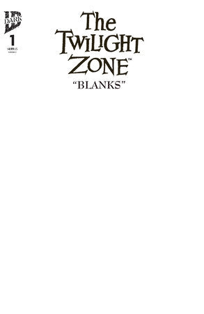 The Twilight Zone #1 Blank Sketch Variant (2025)