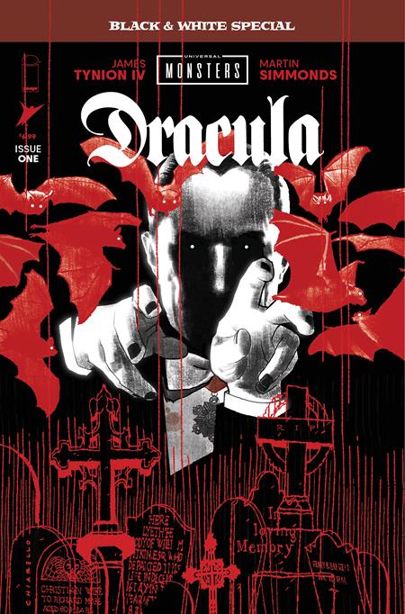 Universal Monsters: Dracula- Black and White Special #1 (of 2) Mark Chiarello Variant (2025)