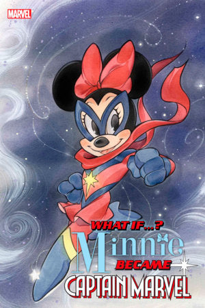 What If...? Minnie Became Captain Marvel #1 Peach Momoko Variant (2024)