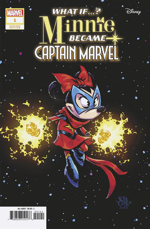 What If...? Minnie Became Captain Marvel #1 Skottie Young Variant (2024)