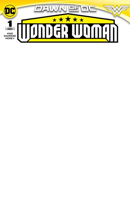 Wonder Woman #1 Blank Sketch Variant (2023)