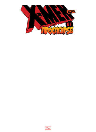 X-Men of Apocalypse: Alpha #1 Blank Sketch Variant (2025)