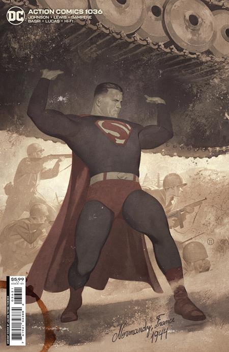 Action Comics #1036 Julian Totino Tedesco Card Stock Variant (2021)