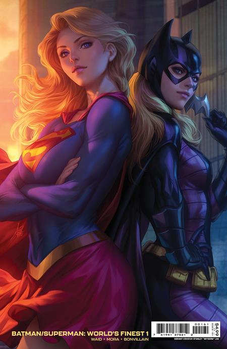 Batman Superman World's Finest #1 Artgerm Card Stock Variant (2022)