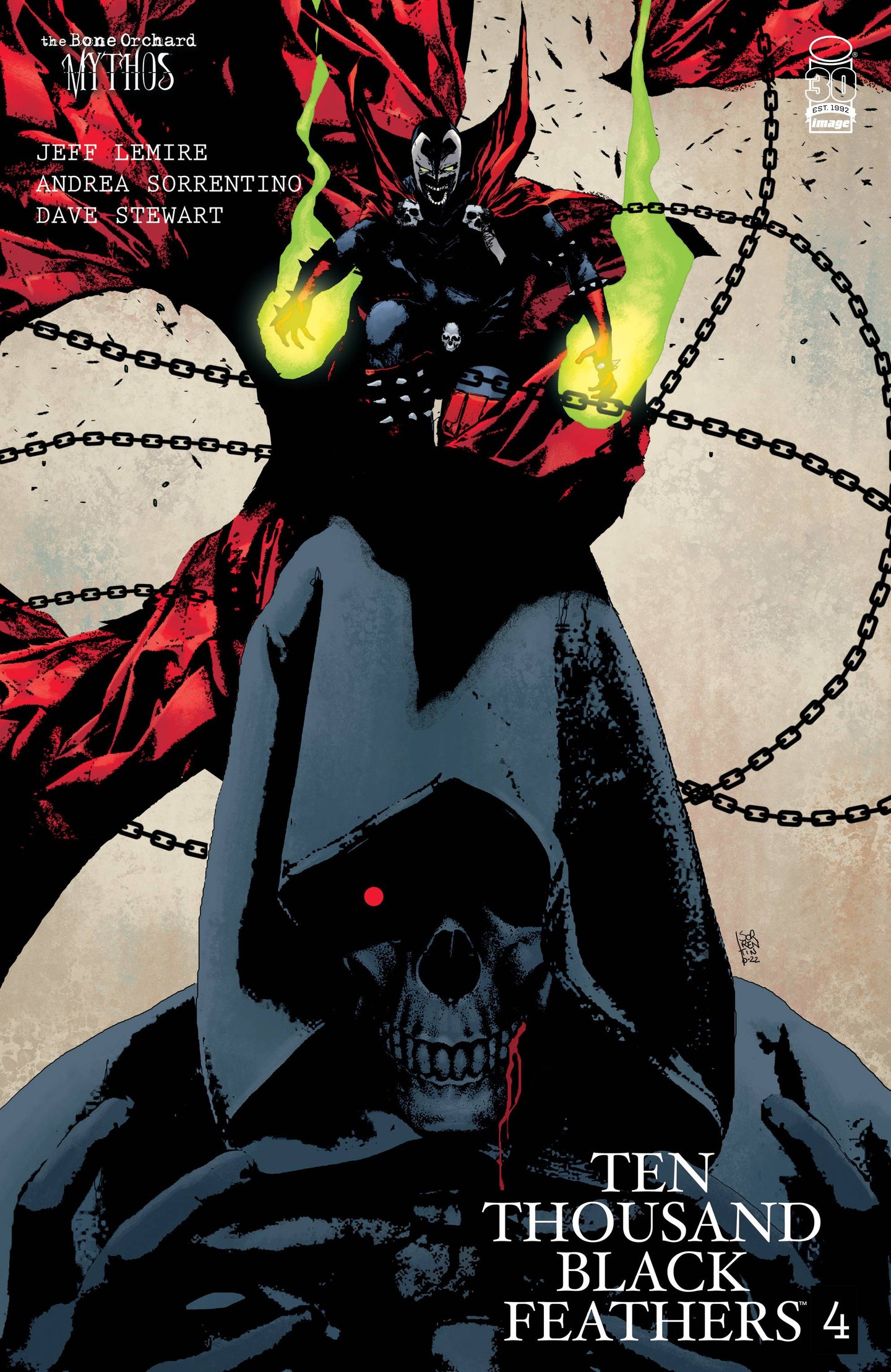 Bone Orchard Mythos: Ten Thousand Black Feathers #4 (of 5) Spawn Variant CVR D