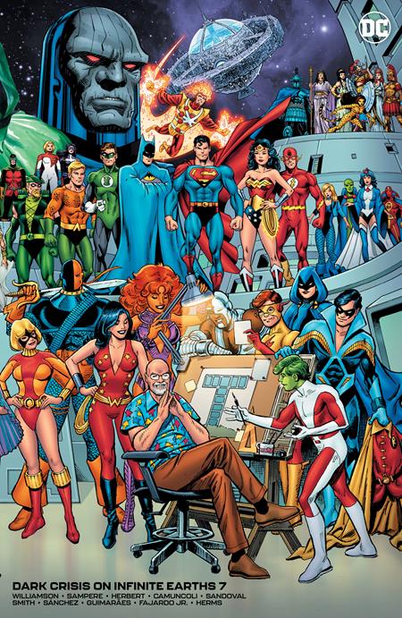 Dark Crisis on Infinite Earths #7 (of 7) CVR F George Perez Tribute Card Stock Variant