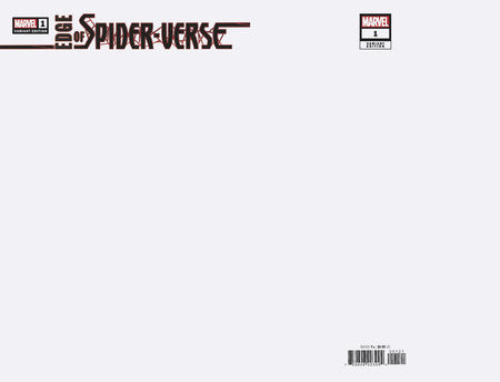 Edge of Spider-Verse #1 Blank Sketch Cover (2022)