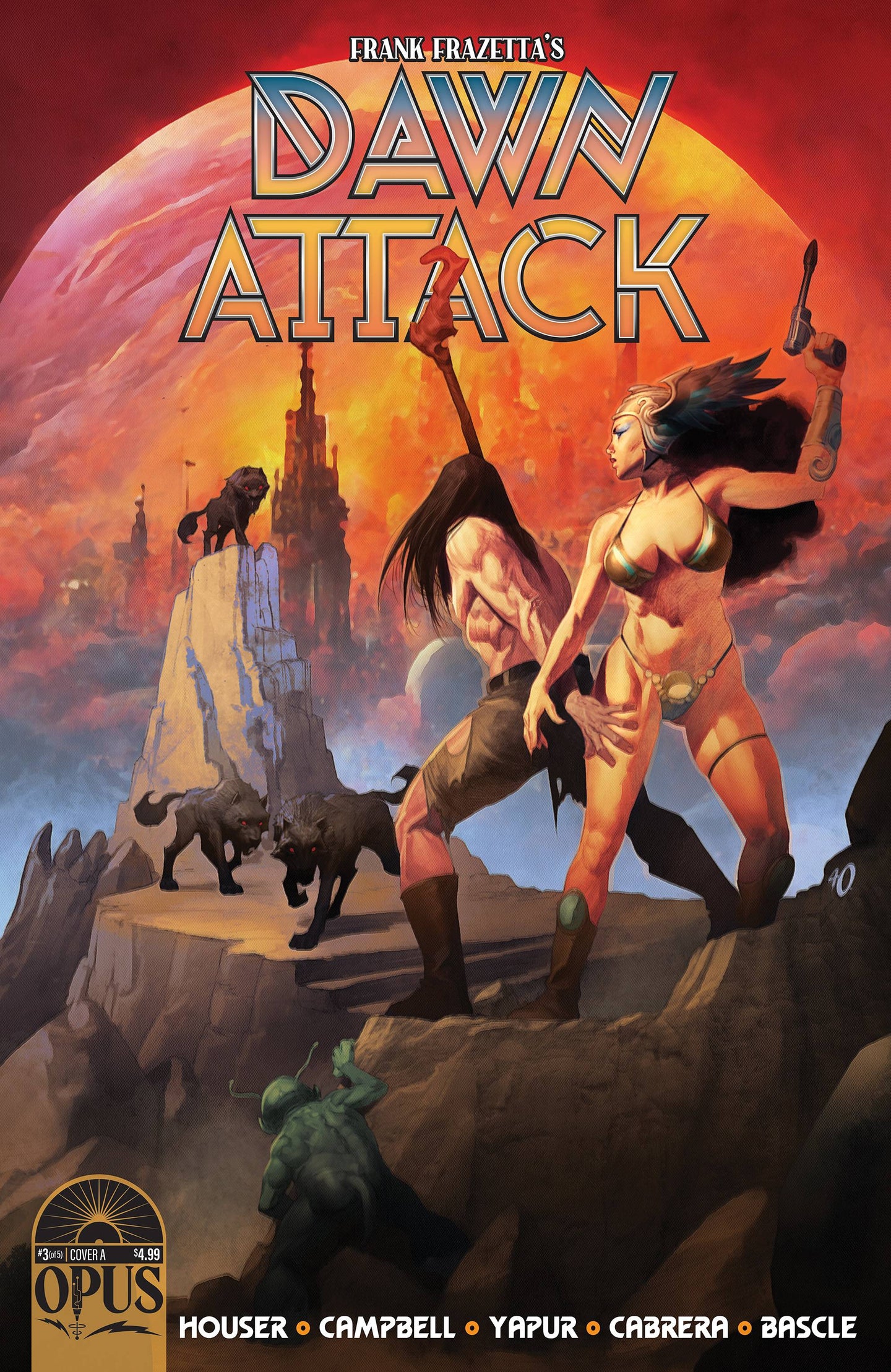 Frank Frazetta's Dawn Attack #3 (of 5) CVR A