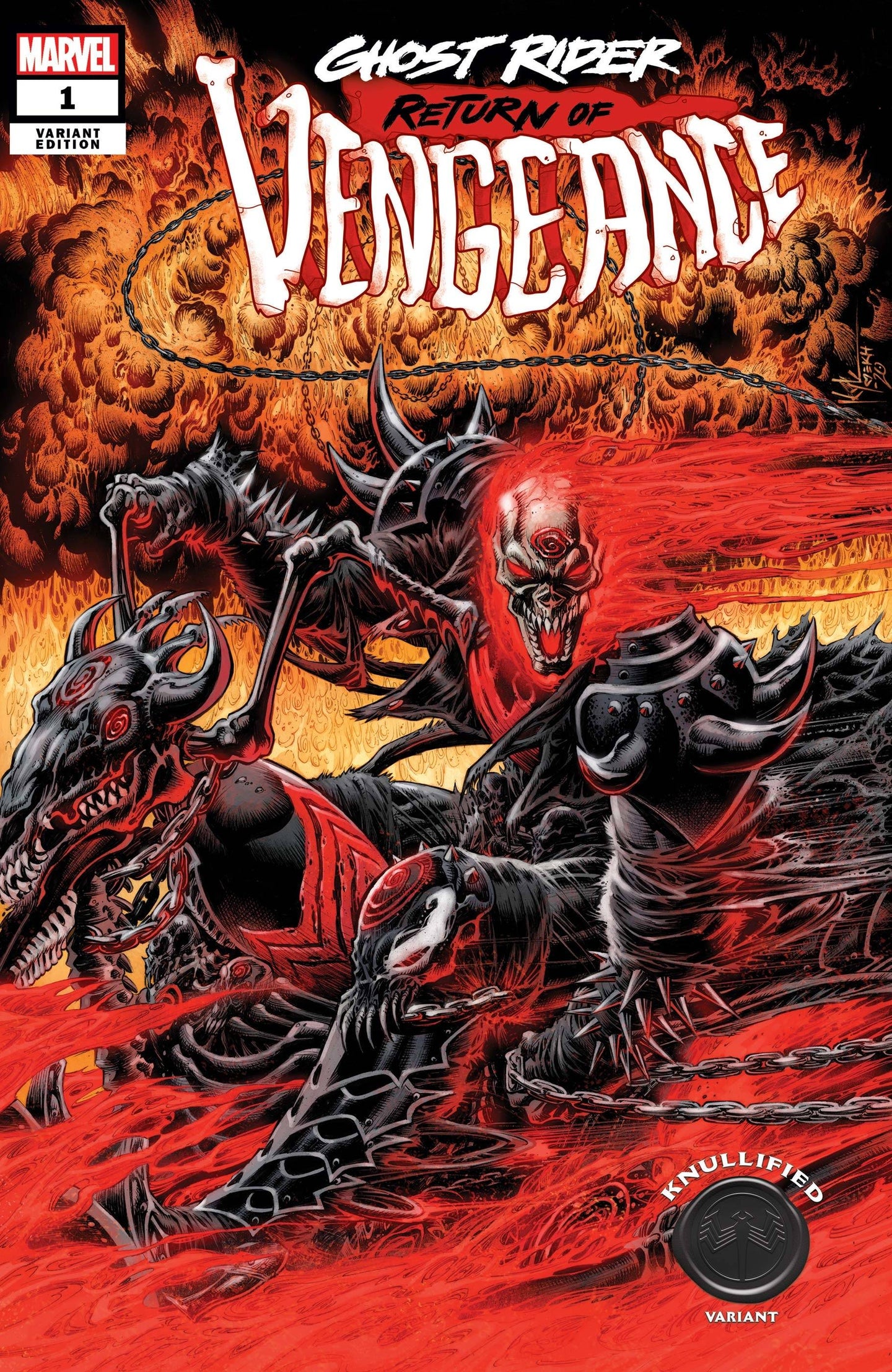 Ghost Rider: Return of Vengeance #1 Knullified Variant
