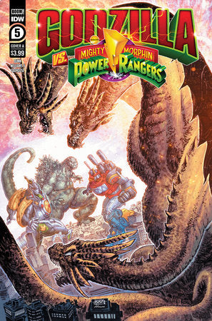 Godzilla vs. Mighty Morphin Power Rangers #5 CVR A