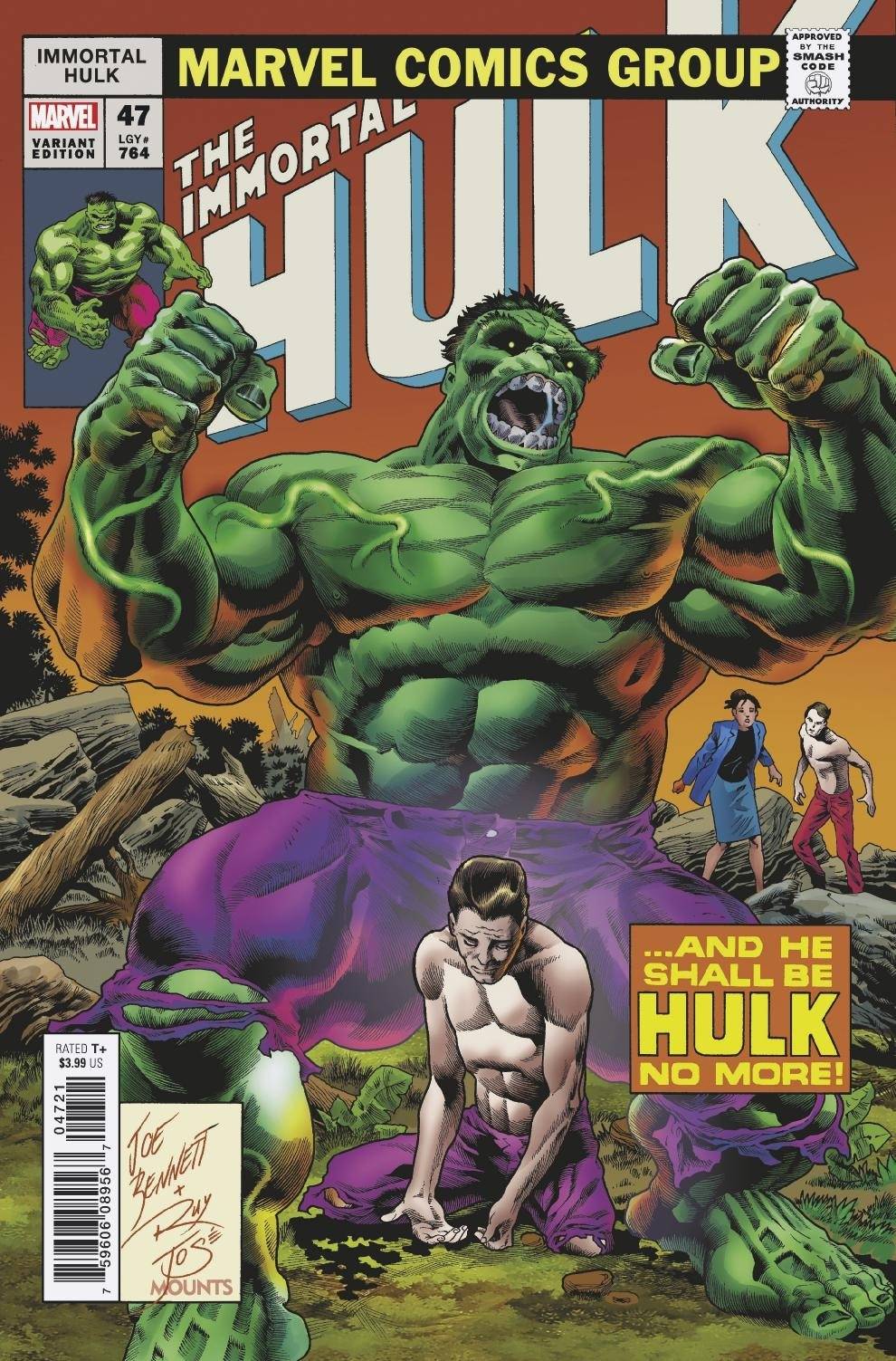 Immortal Hulk #47 Bennett Homage Variant