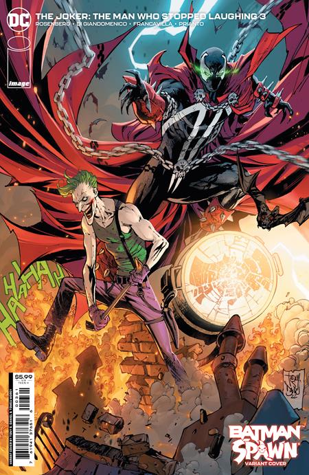 Joker: The Man Who Stopped Laughing #3 Spawn Card Stock Variant