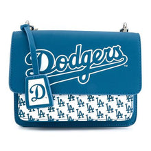 Load image into Gallery viewer, MLB L.A. Dodgers Blue Logo Crossbody Bag
