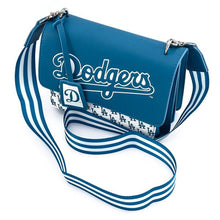 Load image into Gallery viewer, MLB L.A. Dodgers Blue Logo Crossbody Bag
