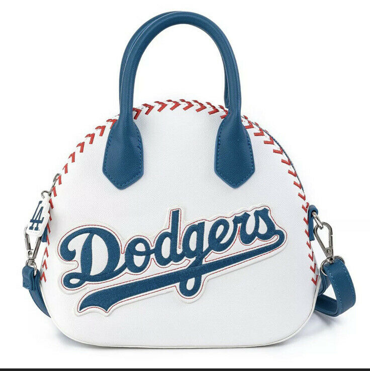 MLB L.A. Dodgers Stitch Ball Crossbody Bag