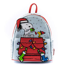 Load image into Gallery viewer, The Peanuts Gift Giving Snoopy and Woodstock Mini Backpack
