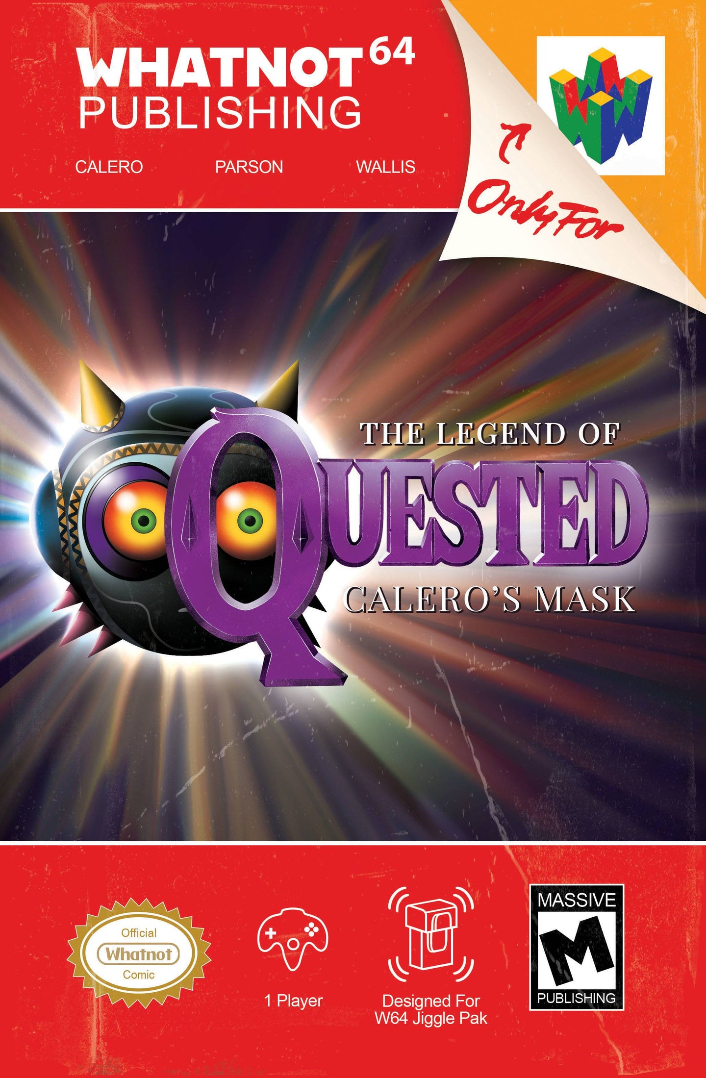 Quested #5 CVR D Zelda Majora's Mask Homage Variant