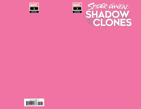 Spider-Gwen: Shadow Clones #1 Pink Blank Sketch Cover (2023)