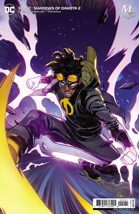 Static: Shadows of Dakota #2 (of 6) Paris Alleyne Card Stock Variant (2023)