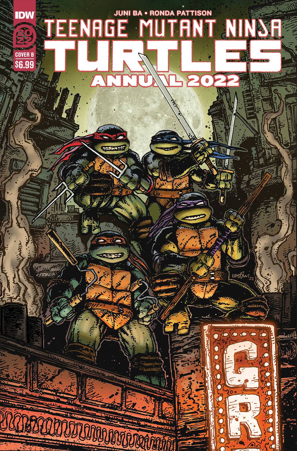 Teenage Mutant Ninja Turtles Annual 2022 CVR B