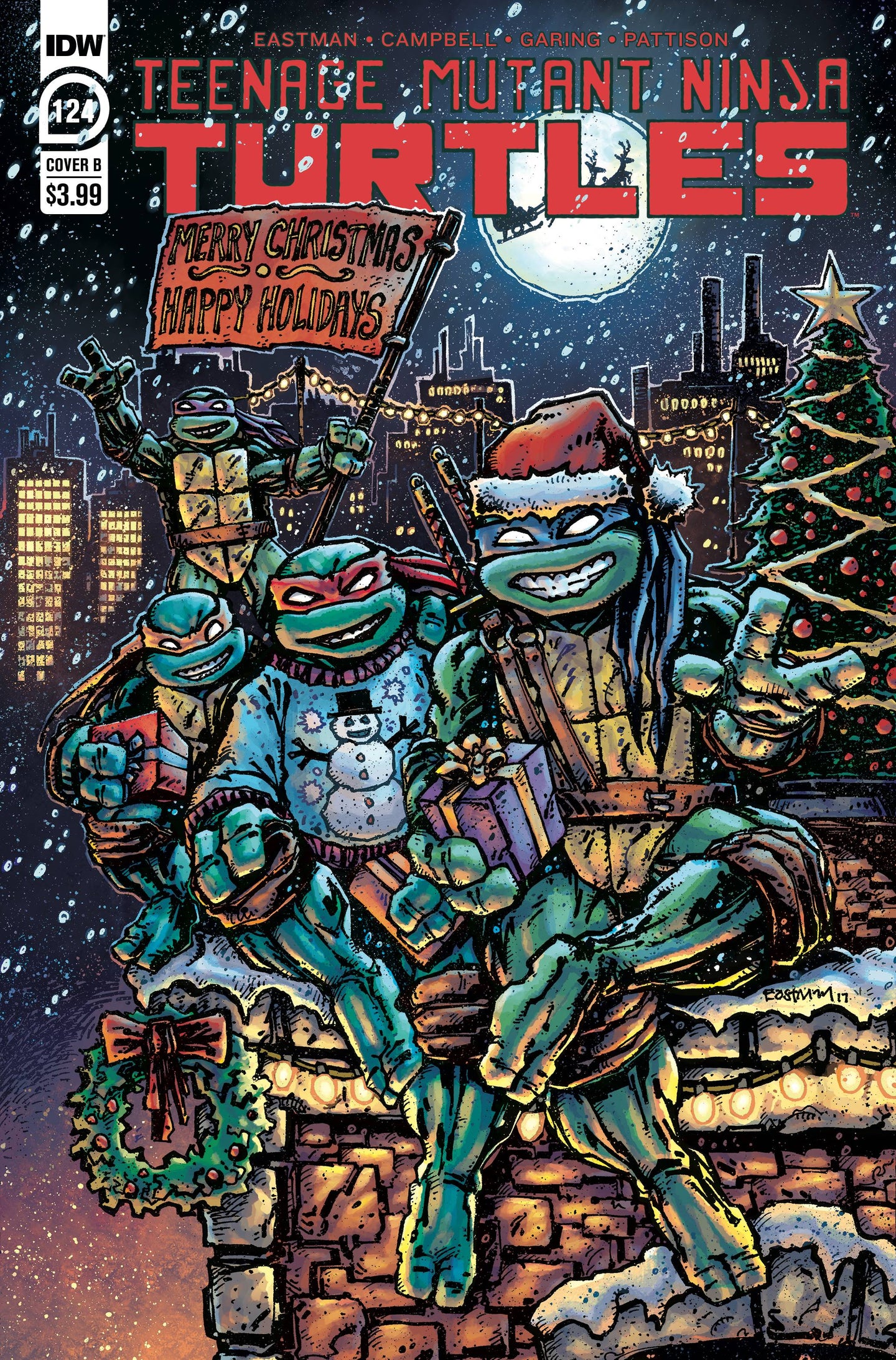 Teenage Mutant Ninja Turtles #124 CVR B