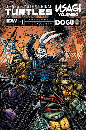 Teenage Mutant Ninja Turtles/ Usagi Yojimbo: Where When #1 CVR B (2023)